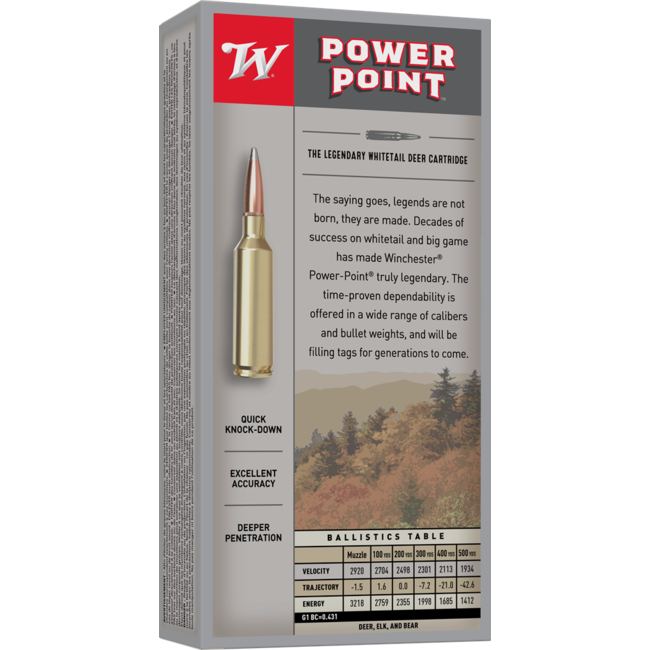 Winchester Power Point 6.8 Western 170gr 20rd