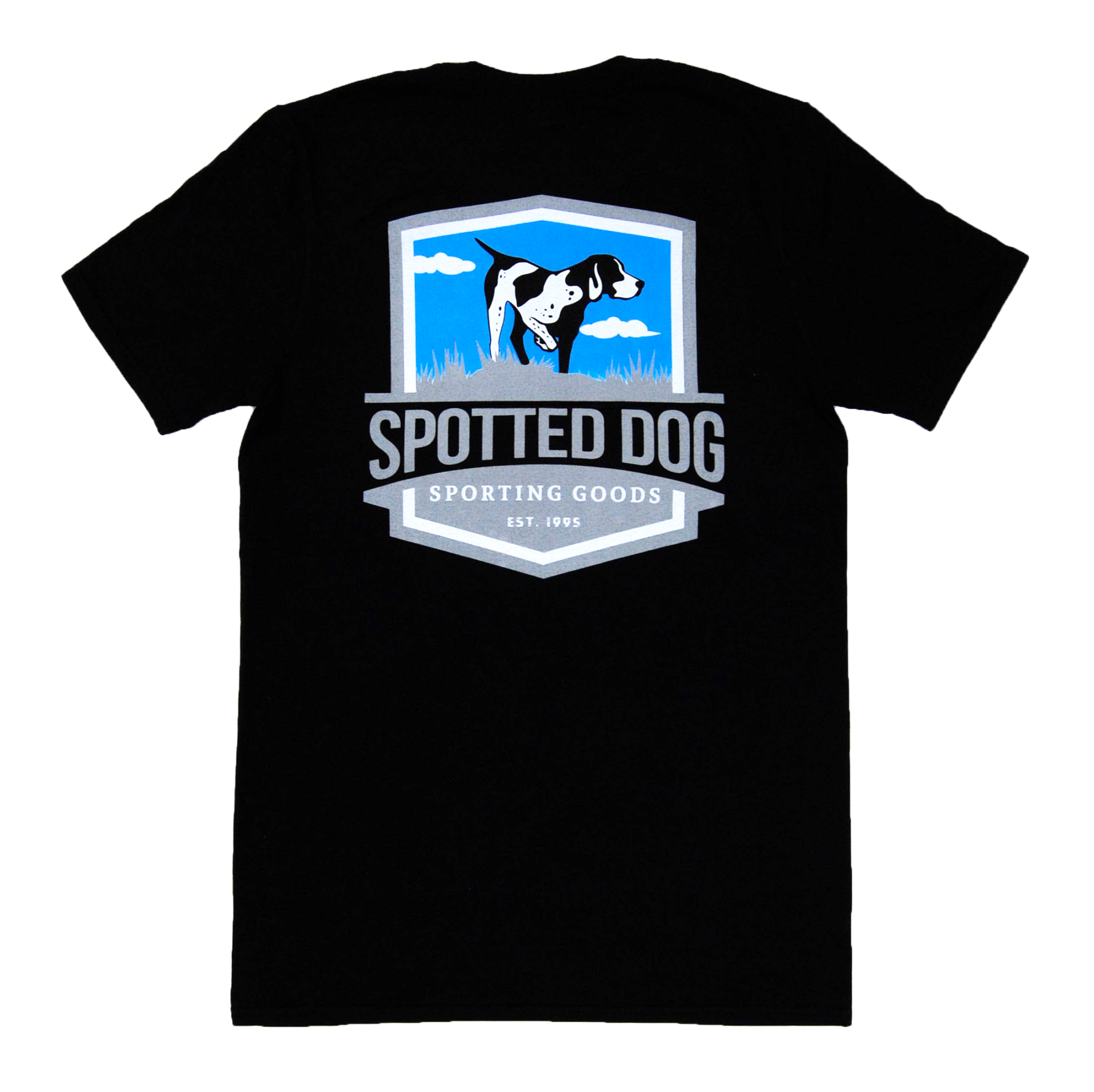 Spotted Dog Logo Tshirt Pelican State Spotted Dog Sporting Goods