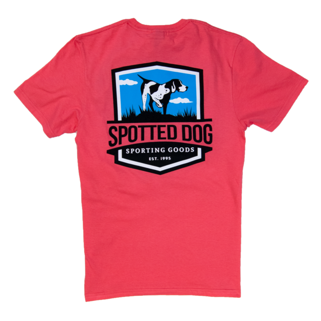 Spotted Dog Logo T-shirt with Shield Logo