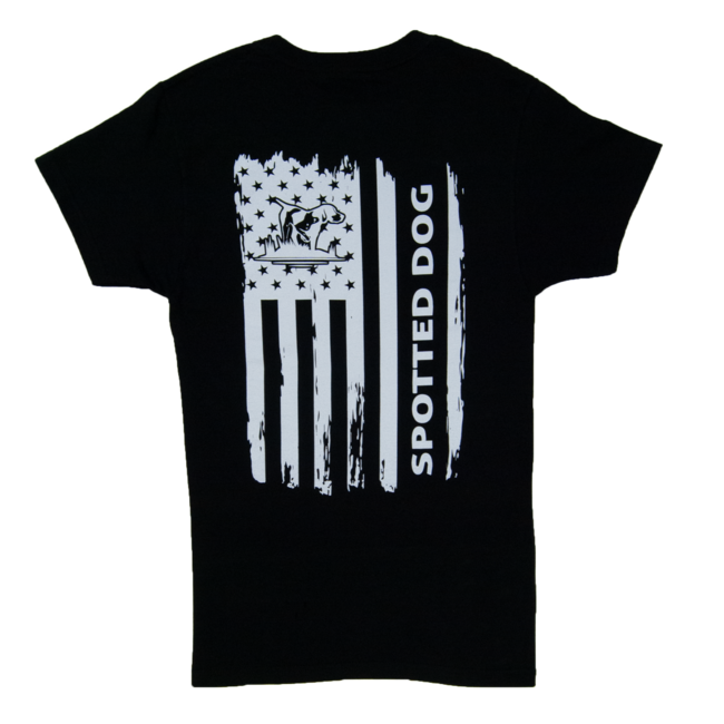 Spotted Dog Logo T-shirt with Flag Logo