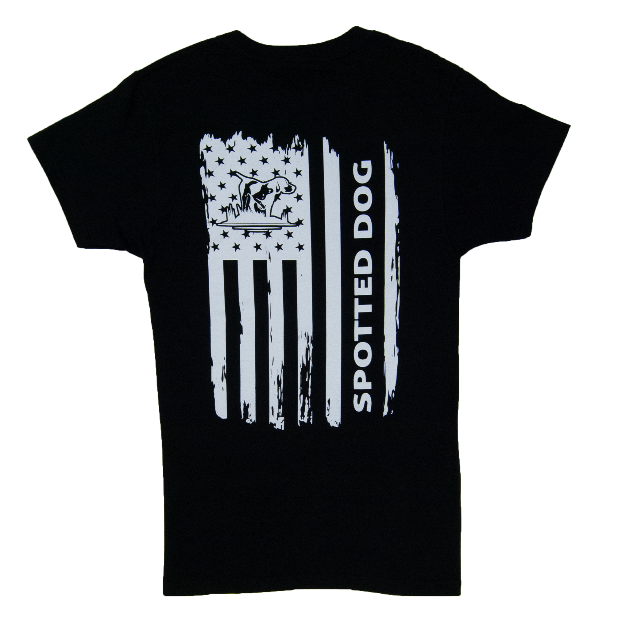 Spotted Dog Logo T-shirt Pelican State Flag Logo - Spotted