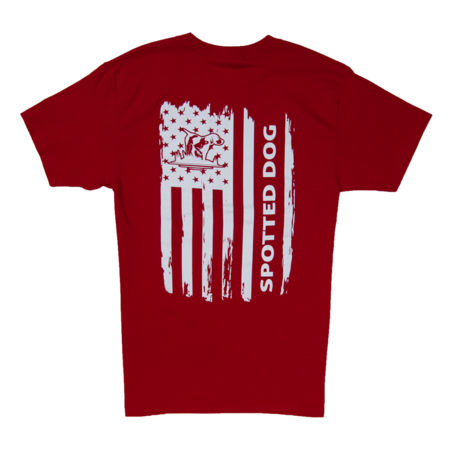 Spotted Dog Logo T-shirt with Flag Logo