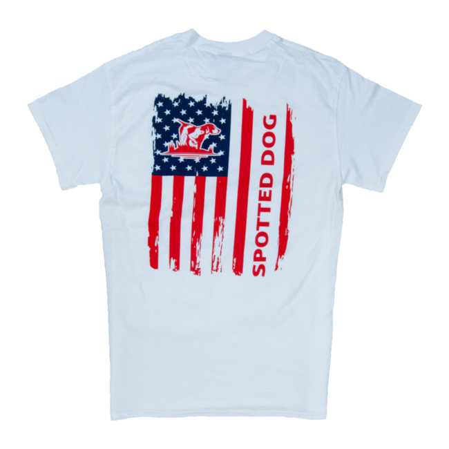 Spotted Dog Logo T-shirt with Flag Logo