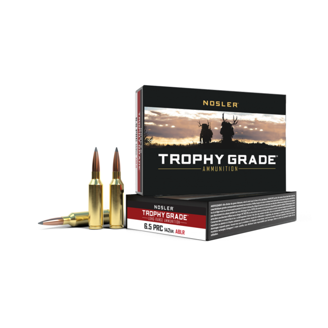 Nosler Trophy Grade 6.5 PRC 142gr AccuBond LR 20rd