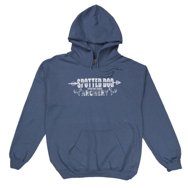 Spotted Dog Hoodie Archery Logo