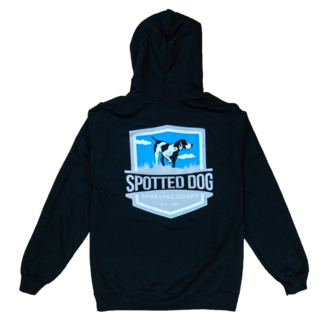 Spotted Dog Sporting Goods Spotted Dog Hoodie Shield Logo