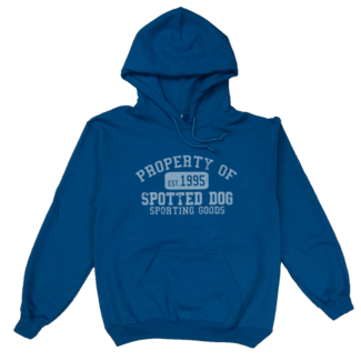 Spotted Dog Sporting Goods Spotted Dog Hoodie Property Of Spotted Dog Logo
