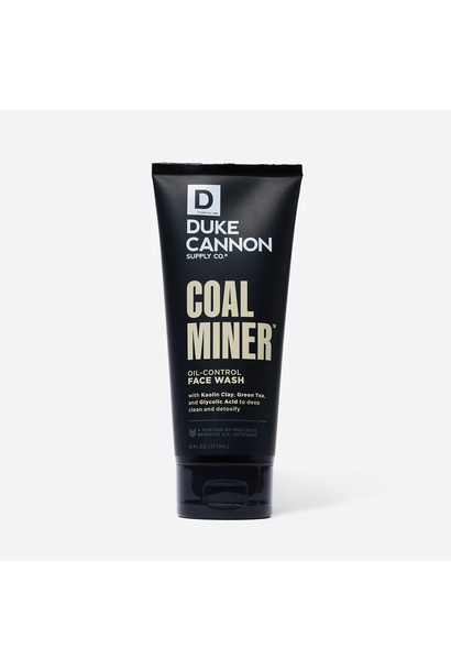 Duke Cannon Standard Issue Coal Miner Oil Control Cleanser 6oz