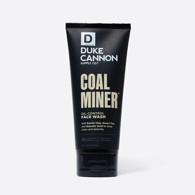 Duke Cannon Standard Issue Coal Miner Oil Control Cleanser 6oz