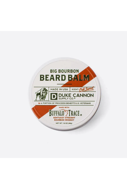 Duke Cannon Big Bourbon Beard Balm Oak Barrel Scent 1.6oz