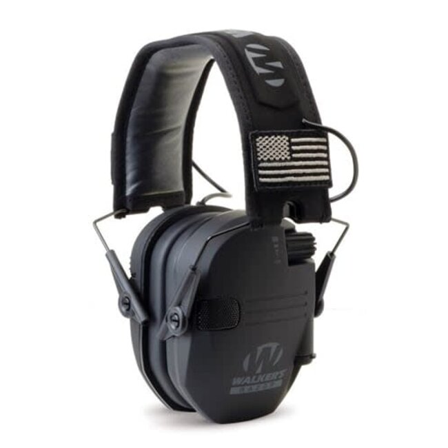 Walker's Razor Patriot Series Black Patriot Electronic Ear Muffs