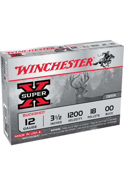 Winchester Super X 12GA  3.5'' 00 Buckshot