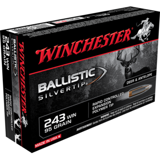 Winchester Winchester Supreme 243 Winchester 95 Grain 20rd  Ballistic SIlvertip