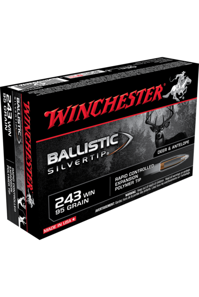 Winchester Ballistic Silvertip 243 Winchester 95gr 20rd