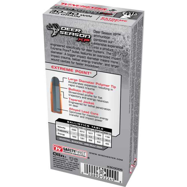 Winchester Deer Season XP 30-30 Winchester 150gr 20rd