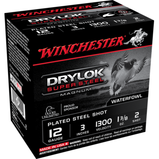 Winchester Winchester DryLok Super Steel 12ga 3" 1.375oz #2 25rd