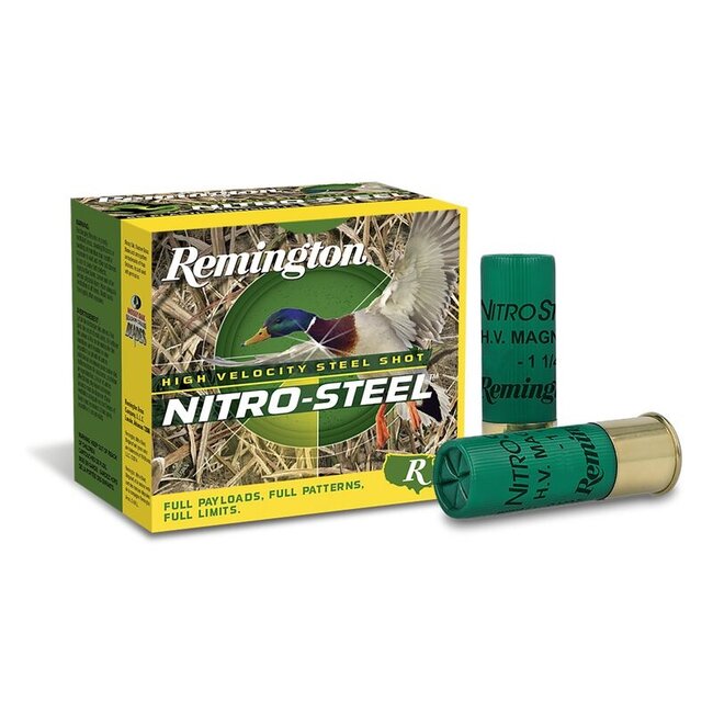 Remington Nitro Steel 12ga 3" #4 Steel 1.375 oz 1300 FPS 25rd
