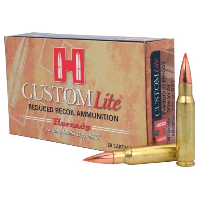 Hornady Custom Lite 308 Winchester 125gr SST 20rd
