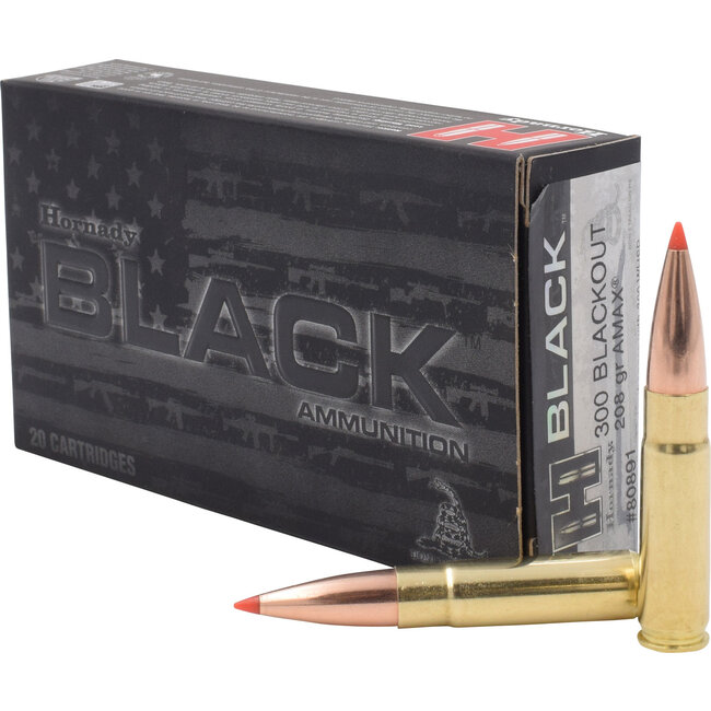 Hornady Black 300 Blackout 208gr A-Max 20rd