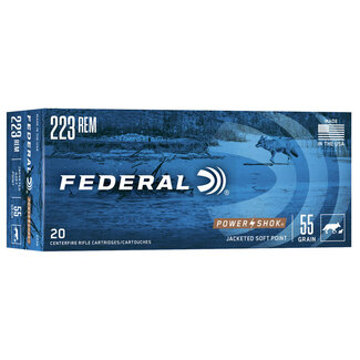 Federal Federal Power Shok 223 Remington 55gr JSP 20rd
