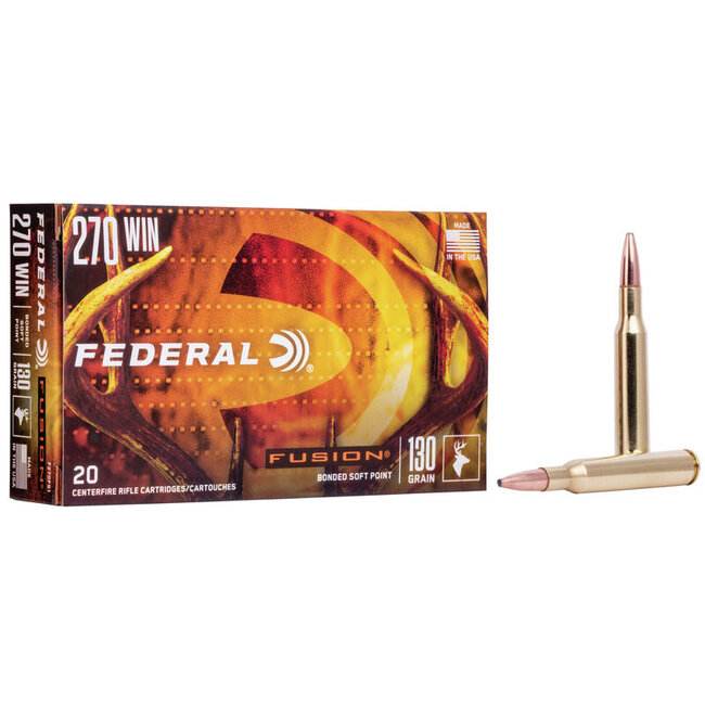 Federal Fusion 270 Winchester 130gr Bonded SP 20rd