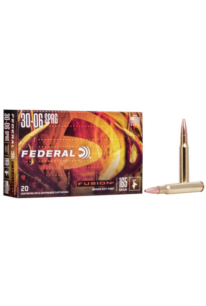 Federal Fusion 30-06 Springfield 165gr Bonded SP 20rd