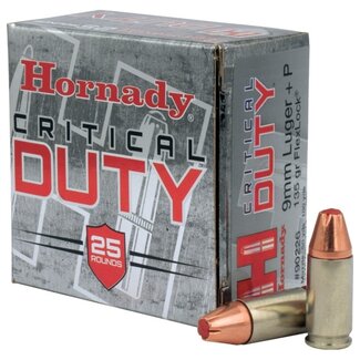 Hornady Hornady Critical Duty 9mm Luger +P 135gr FlexLock 25rd