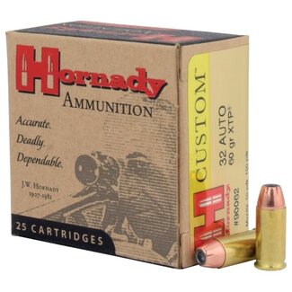 Hornady Hornady Custom 32 ACP 60gr XTP 25rd
