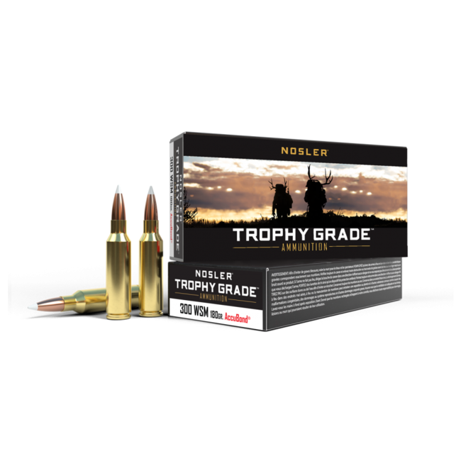 Nosler Trophy Grade 300 WSM 180gr Accubond 20rd