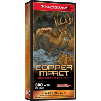 Winchester Winchester Copper Impact 300 WSM 150gr Copper Extreme Point