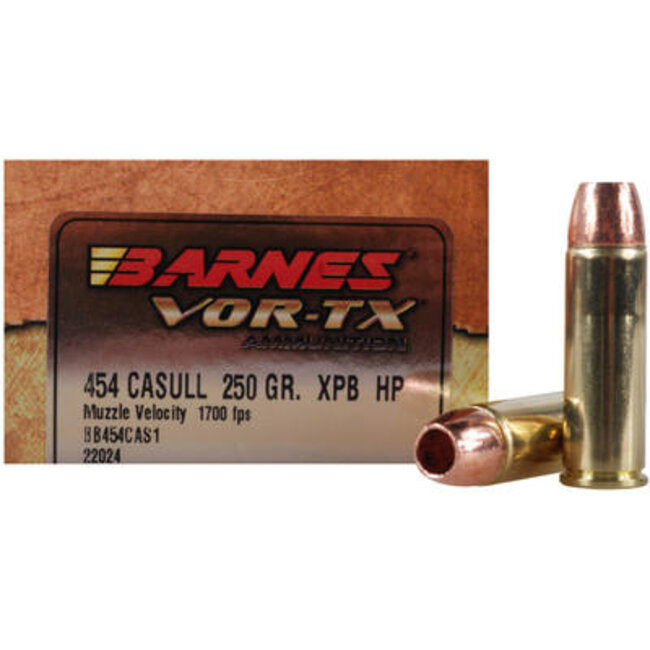 Barnes Vor-Tx 454 Casull 250gr XPB 20rd