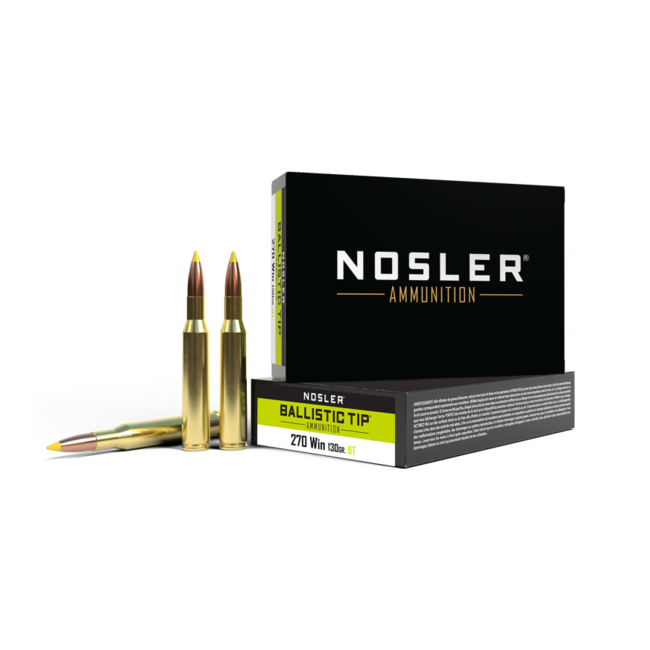 Nosler Ballistic Tip 270 Winchester 130gr 20rd