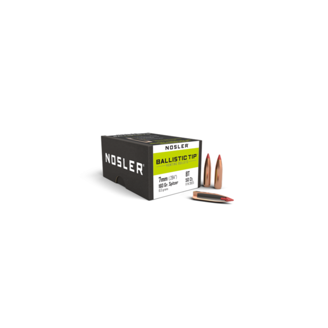 Nosler Bullets .284/7mm 160gr Ballistic Tip 50rd