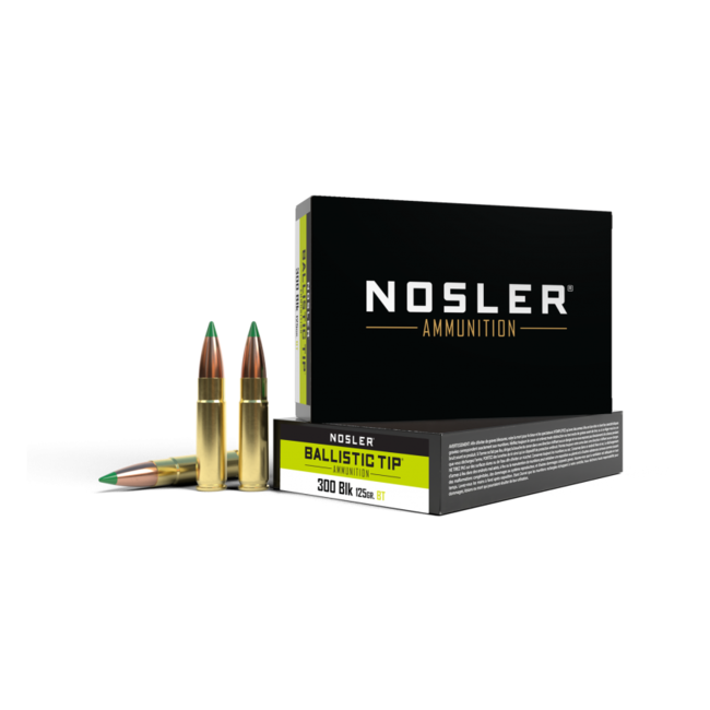 Nosler Ballistic Tip 300 Blackout 125gr 20rd