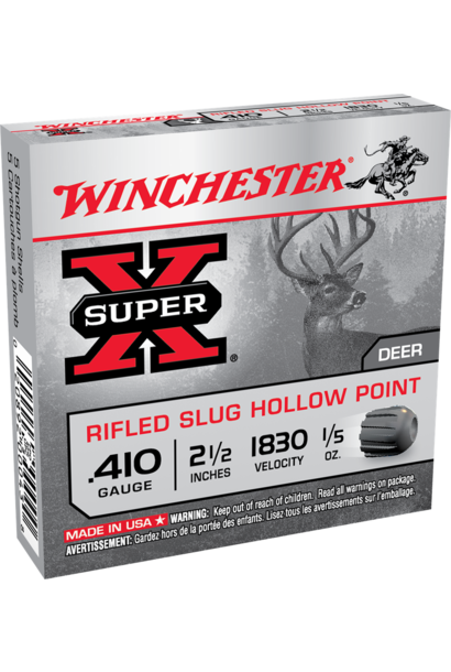 Winchester Super X 410 Rifled Slug 2 1/2" 1/5oz HP