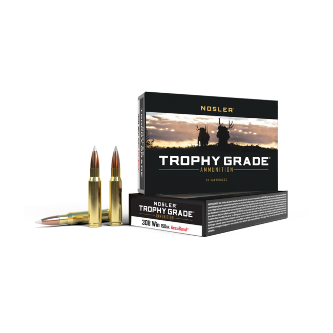 Nosler Trophy Grade 308 Winchester 150gr AccuBond 20rd