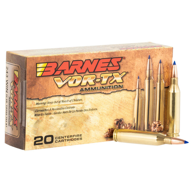 Barnes Vor-Tx 243 Win 80 Grain TTSX
