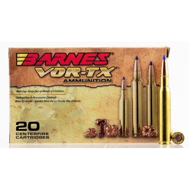 Barnes Vor-Tx 30-06 Springfield 168gr TTSX 20rd