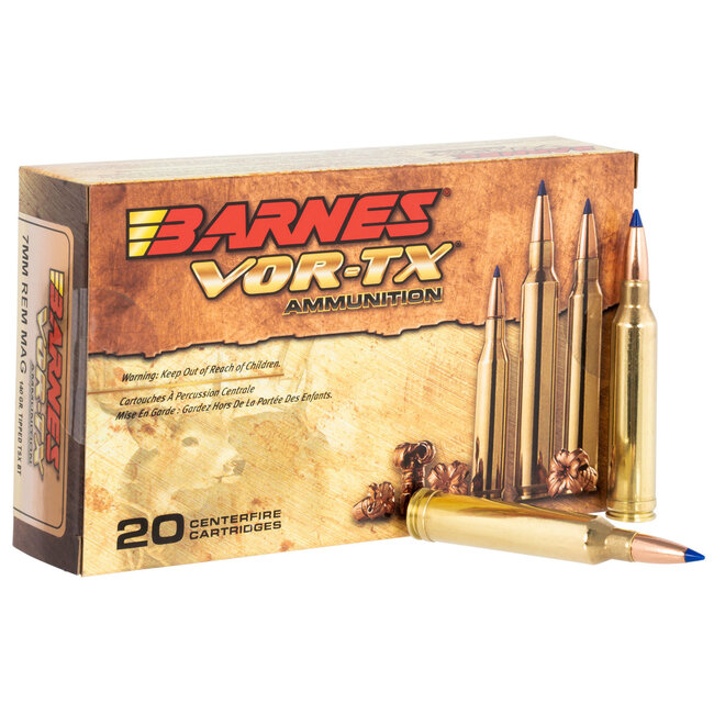 Barnes Vor-Tx 7mm Rem Mag 140gr TTSX 20rd
