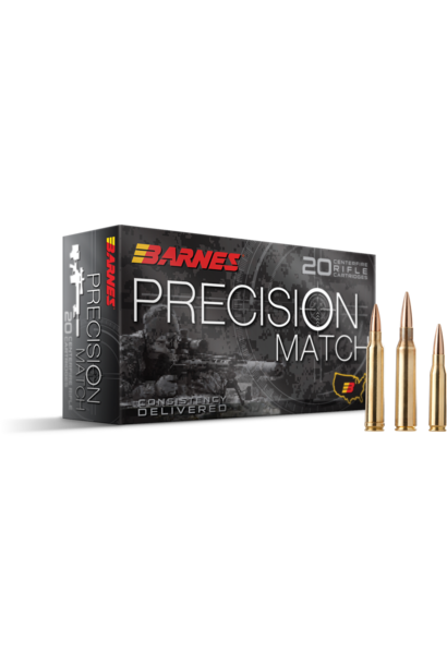 Barnes Precision Match 5.56mm Nato 85gr OTM 20rd