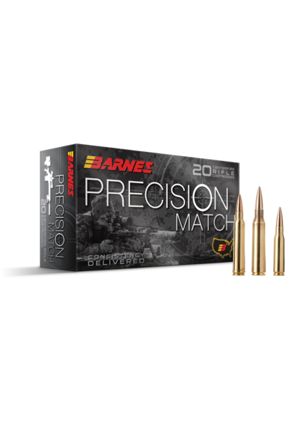 Barnes Precision Match 5.56mm Nato 69gr OTM 20rd
