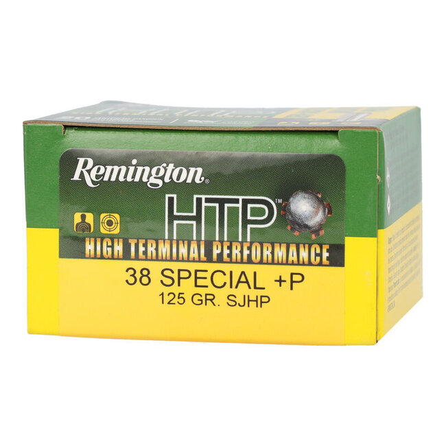 Remington High Terminal Performance 38 Special +P 125gr SJHP 20rd