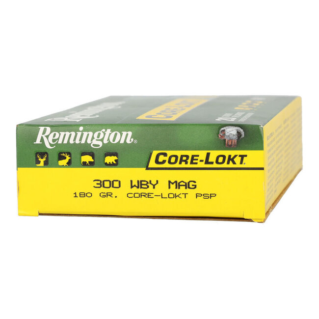 Remington Core-Lokt 300 Wby Mag 180gr PSP 20rd
