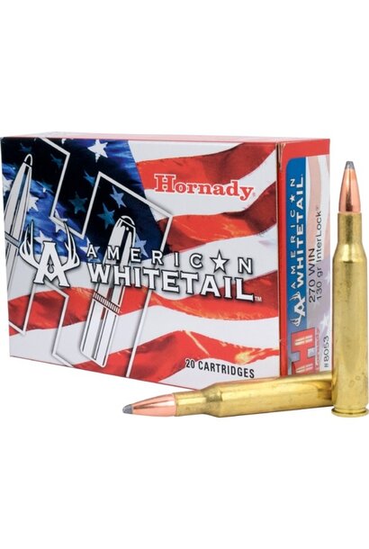 Hornady American Whitetail 270 Winchester 130gr Interlock 20rd