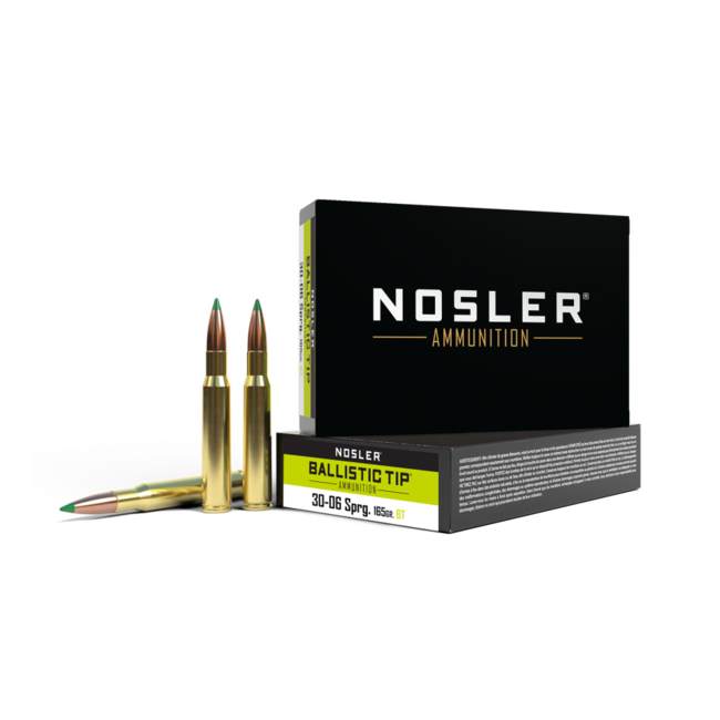 Nosler Ballistic Tip 30-06 Springfield 165gr 20rd