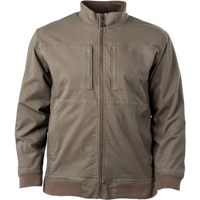 Habit Men's Sherpa Lines Canvas Jacket