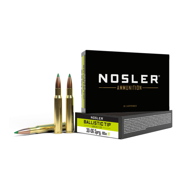 Nosler Ballistic Tip 30-06 Springfield 180gr 20rd