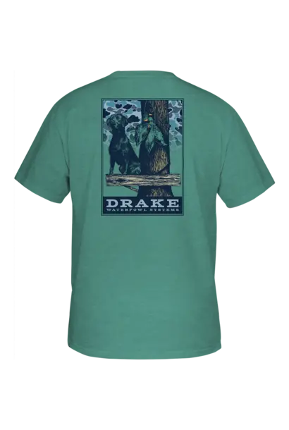 Drake Youth Old School Dog Stand T Shirt S/S