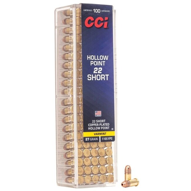 CCI 22 Short 27 Grain HP