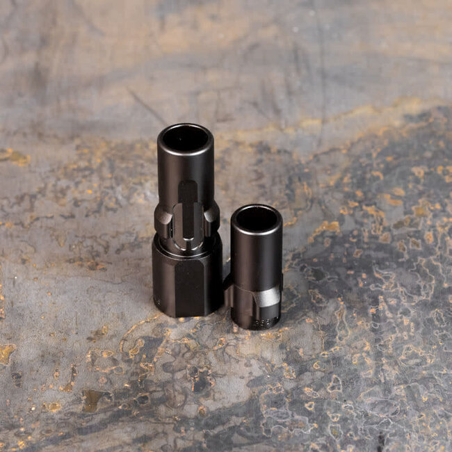 SilencerCo 3 Lug Muzzle Device 1/2"-28 9mm